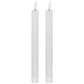 Luxe Collection Natural Glow S/ 2 White LED Dinner Candles