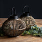 Brown Bamboo Style Large Lantern