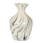 Marble Effect Ellipse Large Vase