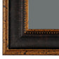 Black Antique Gold Beaded 4X6 Photo Frame