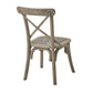 Copgrove Collection Cross Back Chair With Rush Seat