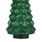 Noel Collection Forest Green Glass Decorative Tree