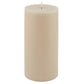 Luxe Collection Melt Effect 6x12 Taupe LED Wax Candle