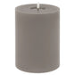 Luxe Collection Melt Effect 6x8 Grey LED Wax Candle