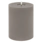 Luxe Collection Melt Effect 6x8 Grey LED Wax Candle