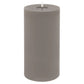 Luxe Collection Melt Effect 6x12 Grey LED Wax Candle