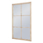 Washed Wood Large Window Mirror