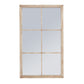Washed Wood Large Window Mirror