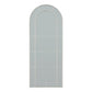 White Large Arched Window Mirror