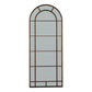 Rust Effect Large Arched Window Mirror