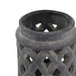 Amalfi Grey Large Lattice Lantern