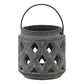 Amalfi Grey Lattice Lantern