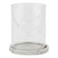 Athena Stone Large Hurricane Lantern
