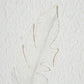 Solli White Feathers Art Mounted In Beaded Frame