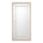 Large Washed Wood Framed Window Mirror