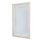 Washed Wood Framed Window Mirror