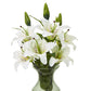 White Madonna Lily Spray