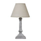 Capsa Column Table Lamp With Linen Shade