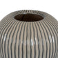 Pallida Collection Small Striped Vase