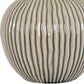 Pallida Collection Small Striped Vase