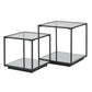 Lennox Black Framed Set Of 2 Side Tables