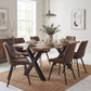 Live Edge Collection Light Acacia River Dining Table