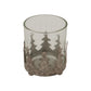 Rustic Glass Candle Holder