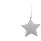 Large Whitewashed Rustic Hanging Star
