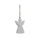 Whitewashed Rustic Hanging Angel