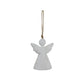 Whitewashed Rustic Hanging Angel