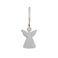 Whitewashed Rustic Hanging Angel
