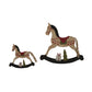 Rustic Decorated Rocking Horse