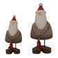 Large Rustic Santa With Tree Decoration