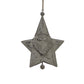 Large Rustic Hanging Santa Star