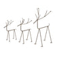 Medium Rustic Metal Reindeer On Stand