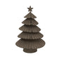 Large Rustic Metal Layered Tree With Star