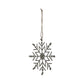 Rustic Hanging Ice Snowflake Decoration