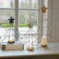 Rustic Outline Star With Four Glass Votives