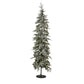 Slim Snowy Woodland Pre-Lit 200 Led Christmas Tree