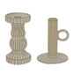 Alora Ceramic Taper Candle Holder With Handle