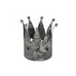 Antique Silver Crown Tealight Holder