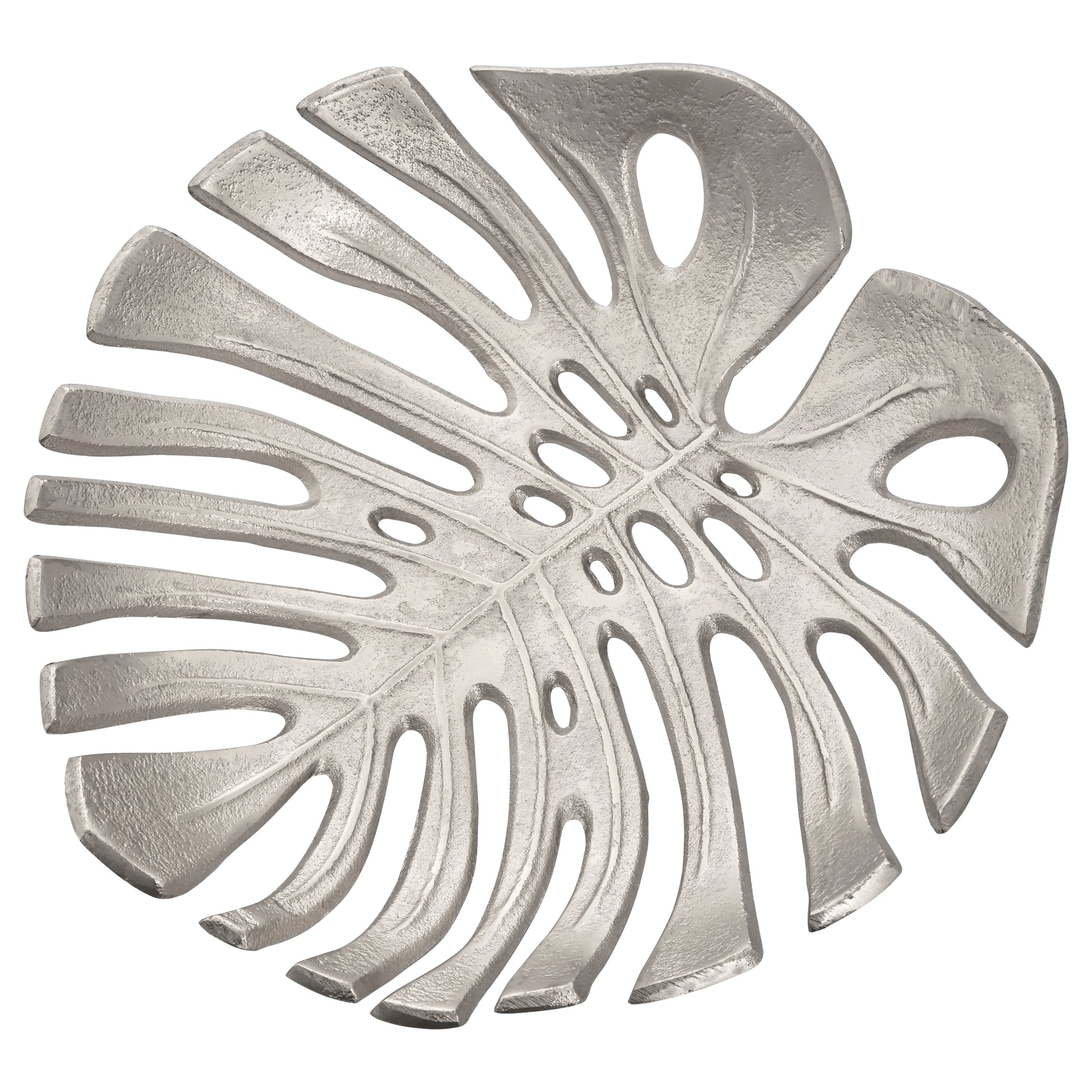 Prato_Monstera_Small_Silver_Finish_Leaf_Dish_interia.co.uk