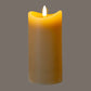 Luxe Collection Natural Glow 2.75x6 Taupe Melted LED Candle