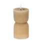 Luxe Collection Natural Glow 2.75x6 Stone Carved LED Candle