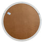 Washed Wood Round Window Mirror