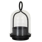 Nyx Large Candle Holder With Glass Cloche
