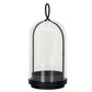 Nysa Large Candle Holder With Glass Cloche