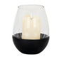 Neris Large Candle Holder With Glass Goblet