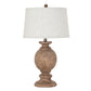 Clarion Table Lamp With Edged Linen Shade