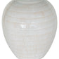 Chevronne Ceramic Table Lamp With Linen Shade